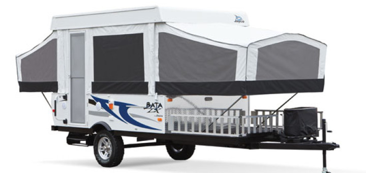 pop up camper toy hauler