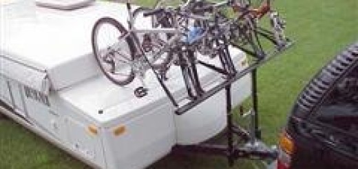 pop up camper bike rack