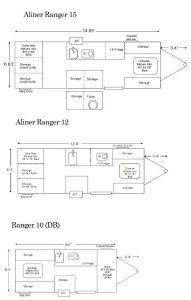 Aliner Ranger floor plans