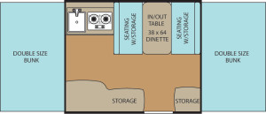 Clipper 1706LS floor plan