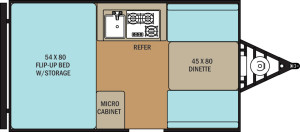 Clipper Hardside 12RB floor plan