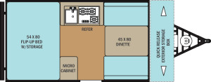 Clipper Hardside 12RBST floor plan