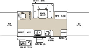 forest river high wall floor plan