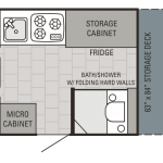 Jay Series Sport Hardwall 12BFD Floor Plan