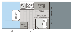 Jay Series Sport Hardwall 12BFD Floor Plan