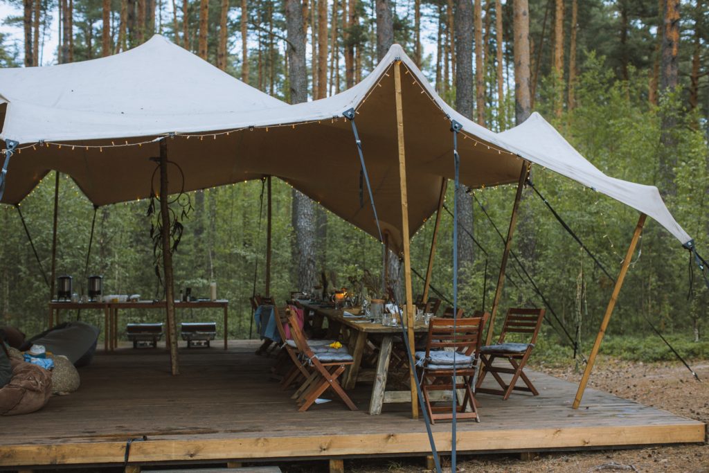 A common area for camping.